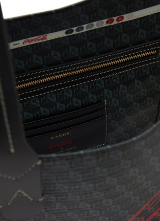 Detail View - Click To Enlarge - ANYA HINDMARCH - ‘Coke Zero’ Recycled Canvas Tote Bag
