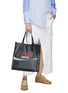 Figure View - Click To Enlarge - ANYA HINDMARCH - ‘Coke Zero’ Recycled Canvas Tote Bag