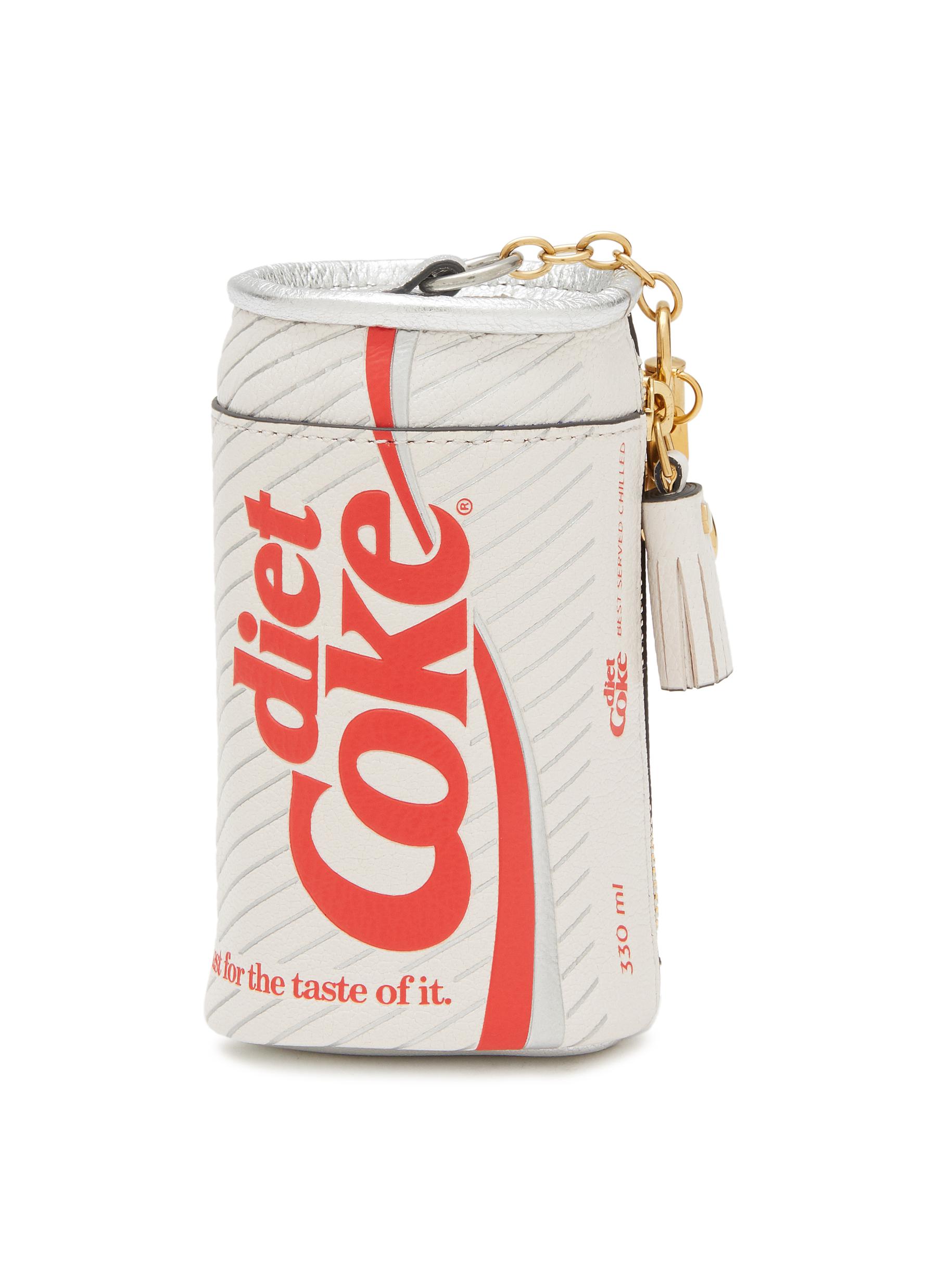 Anya Hindmarch Diet Coke Appliquéd Leather Coin Purse In White