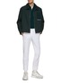 Figure View - Click To Enlarge - GOSPHERES - OPEN COLLAR POLO KNIT SWEATER