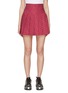 Main View - Click To Enlarge - J.LINDEBERG - ‘ADINA’ ALLOVER LOGO PRINT PLEATED GOLF SKIRT