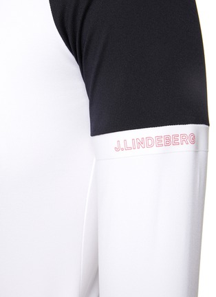  - J.LINDEBERG - ‘SIANNA’ LOGO APPLIQUÉ CREWNECK LONG SLEEVE TOP