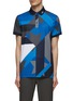 Main View - Click To Enlarge - J.LINDEBERG - PATCHWORK PRINT SHORT SLEEVE POLO SHIRT