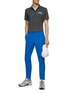 Figure View - Click To Enlarge - J.LINDEBERG - LOGO PATCH FLAT FRONT MID RISE STRAIGHT LEG GOLF PANTS