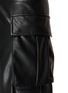  - ALICE & OLIVIA - ‘Luis’ Vegan Leather Cropped Cargo Pants