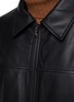  - PAUL & SHARK - ‘Aqualeather’ Leather Zip Up Shirt Jacket