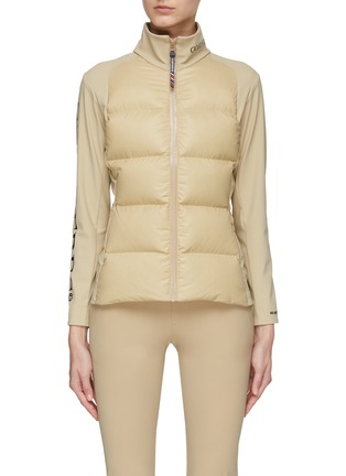 Main View - Click To Enlarge - GOSPHERES - Padded Nylon High Neck Zip Up Jacket