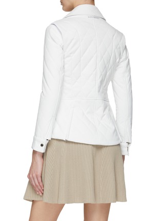 Back View - Click To Enlarge - GOSPHERES - DIAMOND QUILTED COLLAR JACKET