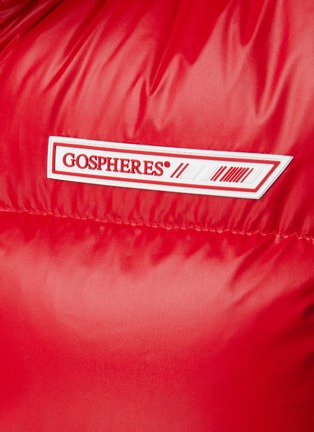  - GOSPHERES - LOGO PATCH CROPPED PUFFER VEST