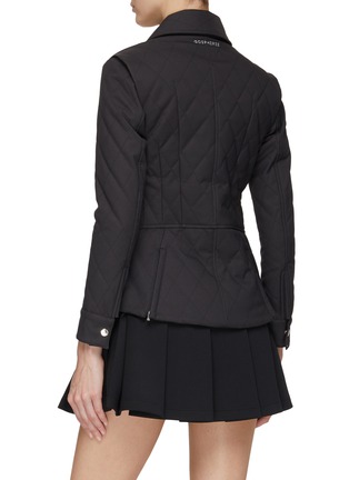 Back View - Click To Enlarge - GOSPHERES - DIAMOND QUILTED COLLAR JACKET