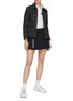 Figure View - Click To Enlarge - GOSPHERES - DIAMOND QUILTED COLLAR JACKET