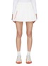 Main View - Click To Enlarge - GOSPHERES - LOGO POINT PLEATED MINI SKIRT