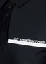  - GOSPHERES - ASCI Logo Print Nylon Blend Polo Shirt