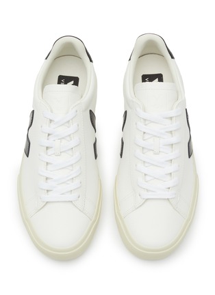 Detail View - Click To Enlarge - VEJA - ‘CAMPO’ LOW TOP LACE UP CHROMEFREE LEATHER SNEAKERS