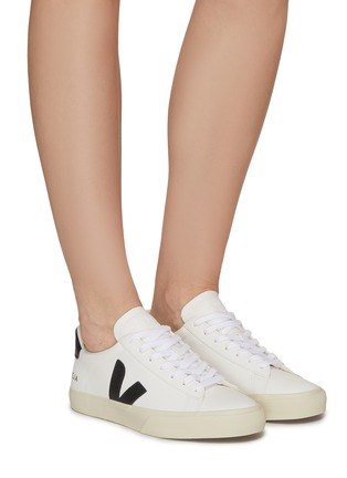 Figure View - Click To Enlarge - VEJA - ‘CAMPO’ LOW TOP LACE UP CHROMEFREE LEATHER SNEAKERS