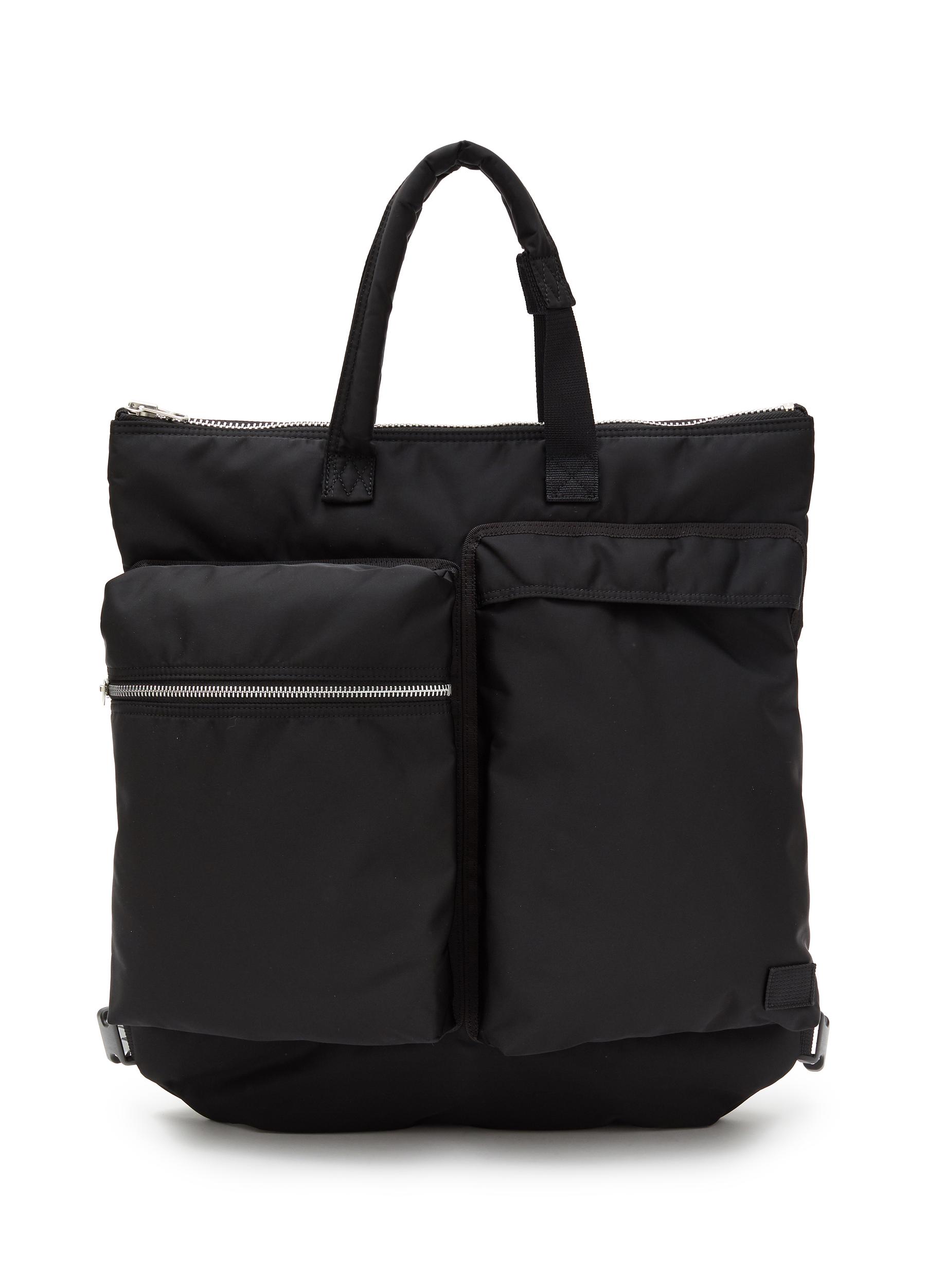 Sacai X Porter ‘helmet' Nylon Two-way Bag In Black | ModeSens