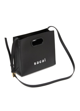Detail View - Click To Enlarge - SACAI - Small Leather Shopper Bag