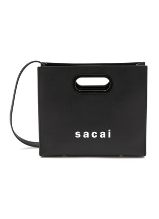 Main View - Click To Enlarge - SACAI - Small Leather Shopper Bag