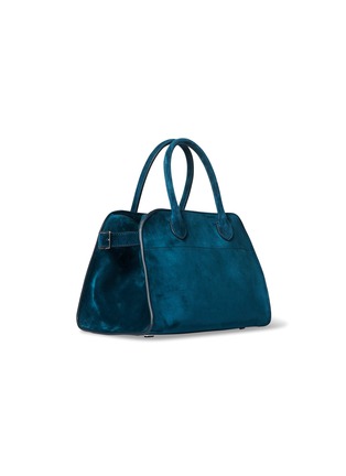 Figure View - Click To Enlarge - THE ROW - Margaux 10 Suede Shoulder Bag
