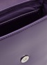 Detail View - Click To Enlarge - ACNE STUDIOS - Face Logo Plaque Patent Leather Crossbody Pouch