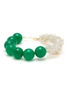 Main View - Click To Enlarge - COMPLETEDWORKS - 14K Gold Plated Silver Pearl Jade Beaded Bracelet
