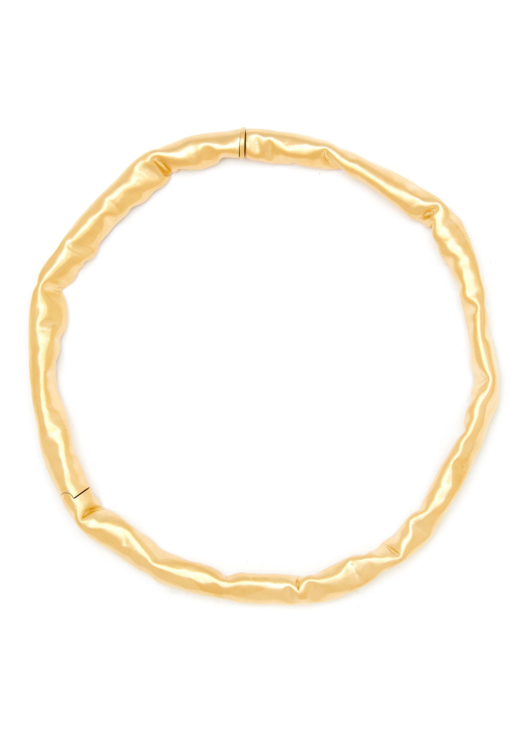 Completedworks 14k Gold Plated Brass Collar Necklace In Metallic ModeSens