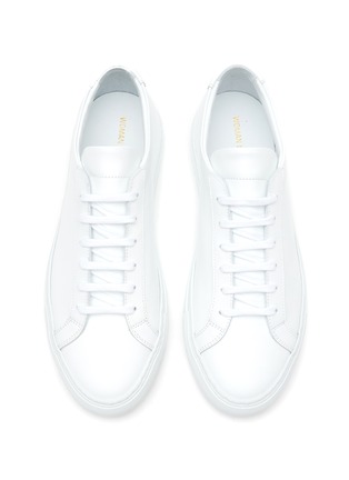 Detail View - Click To Enlarge - COMMON PROJECTS - ‘Original Achilles’ Low Top Leather Sneakers