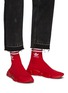Figure View - Click To Enlarge - BALENCIAGA - X ADIDAS ‘SPEED’ HIGH TOP SOCK SNEAKERS