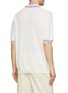 MANORS - Contrast Trim Cotton Pointelle Knit Polo Shirt