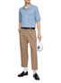 Figure View - Click To Enlarge - MANORS - Chest Pocket Cotton Knit Polo Shirt