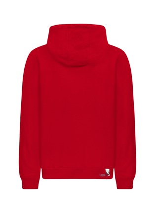 Back View - Click To Enlarge - 8-BIT - ‘Creamy Candy’ Pixelated White Rabbit Drawstring Hoodie