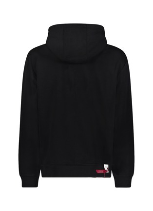 Back View - Click To Enlarge - 8-BIT - ‘Got Carats’ Pixelated Fortune Cat Drawstring Hoodie