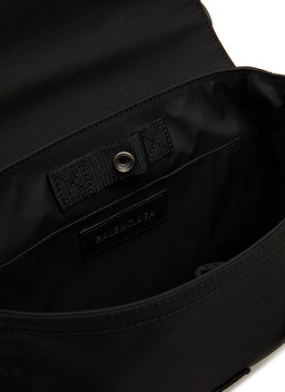 Detail View - Click To Enlarge - BALENCIAGA - Small ‘Army’ Logo Patch Messenger Bag