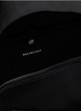 Detail View - Click To Enlarge - BALENCIAGA - Medium ‘Army’ Logo Patch Backpack