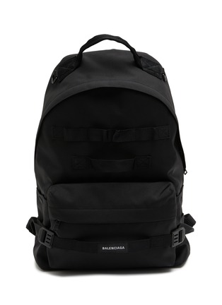 Main View - Click To Enlarge - BALENCIAGA - Medium ‘Army’ Logo Patch Backpack