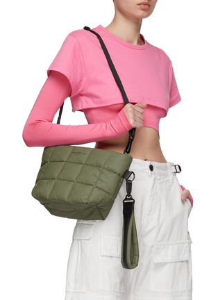 Figure View - Click To Enlarge - VEE COLLECTIVE - ‘Porter’ Recycled Nylon Puffer Clutch