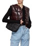 Front View - Click To Enlarge - VEECOLLECTIVE - Porter' Gridded Nylon Quilt Clutch