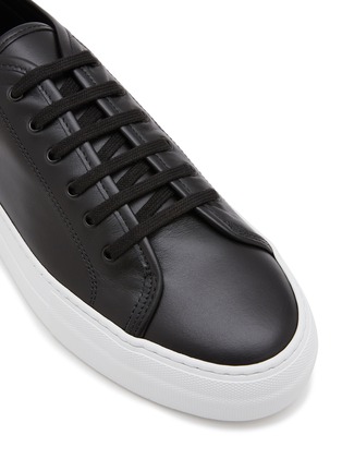Detail View - Click To Enlarge - COMMON PROJECTS - ‘Tournament’ Low Top Leather Platform Sneakers