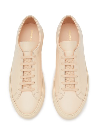 Detail View - Click To Enlarge - COMMON PROJECTS - ‘Original Achilles’ Low Top Leather Sneakers
