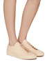 Figure View - Click To Enlarge - COMMON PROJECTS - ‘Original Achilles’ Low Top Leather Sneakers