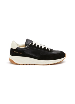 Main View - Click To Enlarge - COMMON PROJECTS - ‘Track 80’ Low Top Leather Suede Sneakers