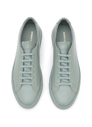 Detail View - Click To Enlarge - COMMON PROJECTS - ‘Original Achilles’ Low Top Leather Sneakers