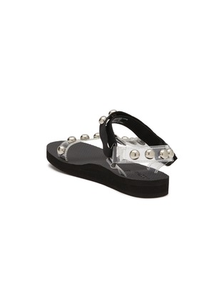  - ARIZONA LOVE - ‘Trekky Fun’ Stud Embellished Double Band PVC Sandals