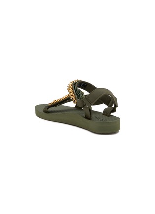  - ARIZONA LOVE - ‘Trekky Chain’ Chain Embellished Double Band Sandals