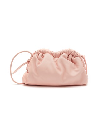 Main View - Click To Enlarge - MANSUR GAVRIEL - ‘Mini Cloud’ Ruched Opening Leather Clutch