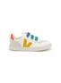 Main View - Click To Enlarge - VEJA - ‘V-10’ Kids Low Top Velcro Vegan Leather Sneakers
