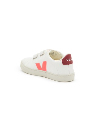 Detail View - Click To Enlarge - VEJA - ‘Esplar’ Kids Low Top Velcro Leather Sneakers