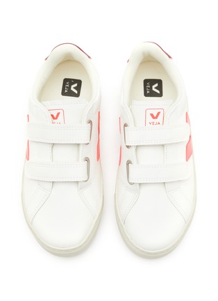 Figure View - Click To Enlarge - VEJA - ‘Esplar’ Kids Low Top Velcro Leather Sneakers