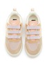 Figure View - Click To Enlarge - VEJA - ‘V-10’ Kids Low Top Velcro Vegan Leather Sneakers