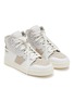Detail View - Click To Enlarge - ACNE STUDIOS - Face Logo Toggle Leather High Top Lace Up Sneakers